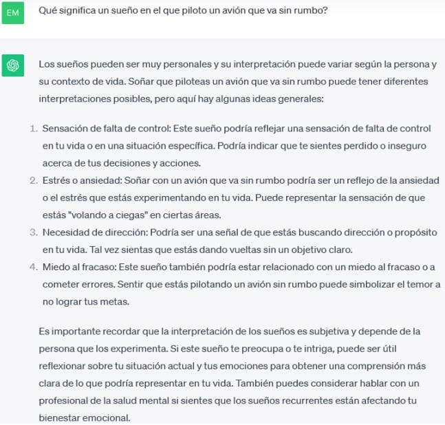 GPT- sueño
