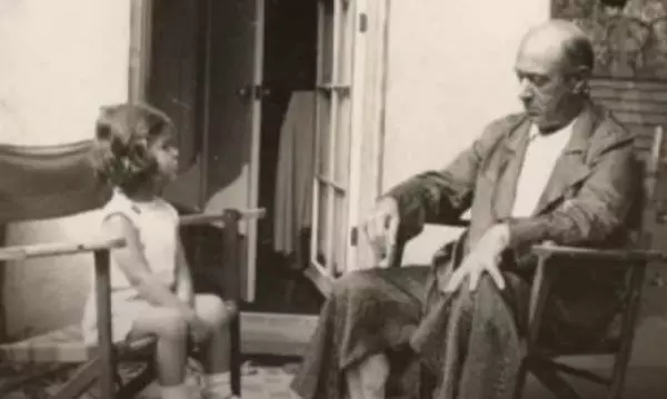 Schoenberg y su hija Nuria