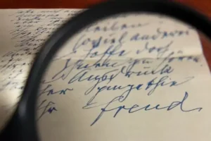Manuscrito carta Freud